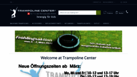 What Trampolinecenter.ch website looked like in 2020 (4 years ago)