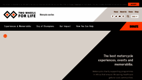 What Twowheelsforlife.org.uk website looked like in 2020 (4 years ago)