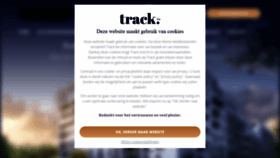 What Track.be website looked like in 2020 (4 years ago)