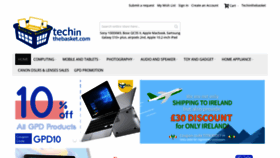 What Techinthebasket.com website looked like in 2020 (4 years ago)