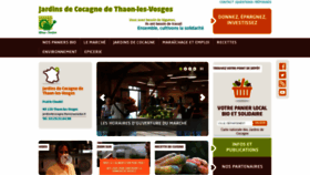 What Thaon-les-vosges.reseaucocagne.asso.fr website looked like in 2020 (4 years ago)