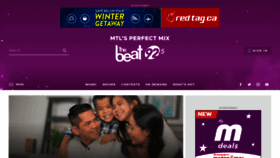 What Thebeat925.ca website looked like in 2020 (4 years ago)