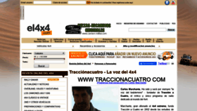 What Traccionacuatro.com website looked like in 2020 (4 years ago)