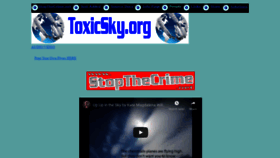 What Toxicsky.org website looked like in 2020 (4 years ago)