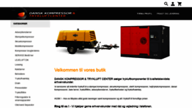 What Trykluftshop.dk website looked like in 2020 (4 years ago)