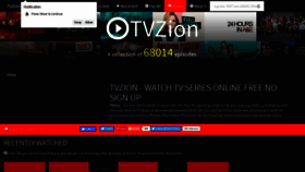 What Tvzion.pro website looked like in 2020 (4 years ago)