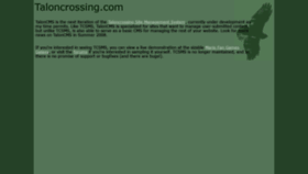 What Taloncrossing.com website looked like in 2020 (4 years ago)