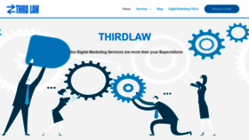 What Thirdlaw.in website looked like in 2020 (4 years ago)