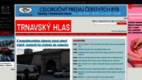 What Trnavskyhlas.sk website looked like in 2020 (4 years ago)