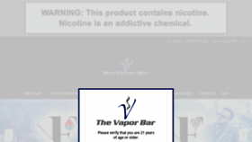 What Thevaporbar.com website looked like in 2020 (4 years ago)