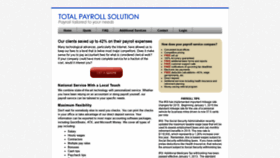 What Tpspayroll.com website looked like in 2020 (4 years ago)