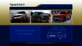 What Tiguanclub.it website looked like in 2020 (4 years ago)