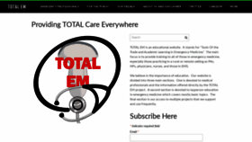 What Totalem.org website looked like in 2020 (4 years ago)