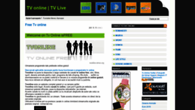 What Tvonline.isfree.org website looked like in 2020 (4 years ago)