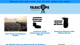What Telescopereviewer.com website looked like in 2020 (4 years ago)