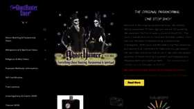What Theghosthunterstore.com website looked like in 2020 (4 years ago)