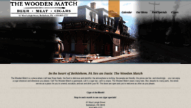 What Thewoodenmatch.com website looked like in 2020 (4 years ago)