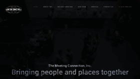 What The-meeting-connection.com website looked like in 2020 (4 years ago)