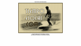 What Tiempo.fiochi.com website looked like in 2020 (4 years ago)