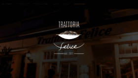 What Trattoria-felice.de website looked like in 2020 (4 years ago)