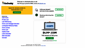 What Thelenderslist.co.uk website looked like in 2020 (4 years ago)