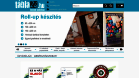 What Tabla24.hu website looked like in 2020 (4 years ago)