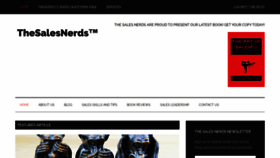 What Thesalesnerds.com website looked like in 2020 (4 years ago)