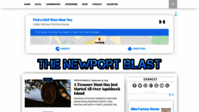 What Thenewportblast.com website looked like in 2020 (4 years ago)