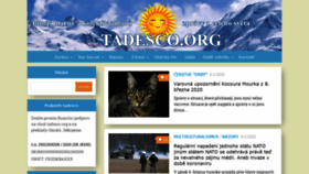 What Tadesco.org website looked like in 2020 (4 years ago)