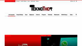 What Teknothor.com website looked like in 2020 (4 years ago)