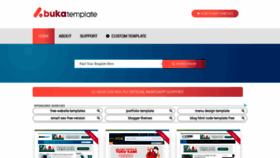 What Template.bukablog.com website looked like in 2020 (4 years ago)