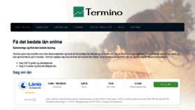 What Termino.dk website looked like in 2020 (4 years ago)