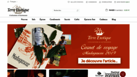 What Terreexotique.fr website looked like in 2020 (4 years ago)