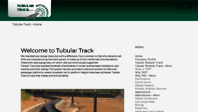 What Tubulartrack.co.za website looked like in 2020 (4 years ago)