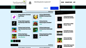 What Taigame.top website looked like in 2020 (4 years ago)
