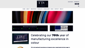 What Ttc-colours.com website looked like in 2020 (4 years ago)