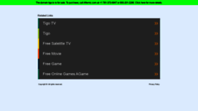 What Tigo.tv website looked like in 2020 (4 years ago)