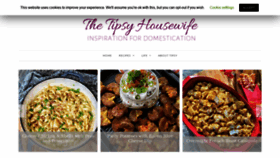 What Thetipsyhousewife.org website looked like in 2020 (4 years ago)