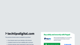 What Techtipsdigital.com website looked like in 2020 (4 years ago)