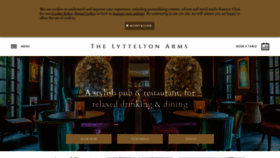 What Thelytteltonarms.co.uk website looked like in 2020 (4 years ago)