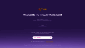 What Thaiairways.com website looked like in 2020 (4 years ago)