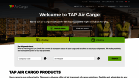 What Tapaircargo.aero website looked like in 2020 (4 years ago)