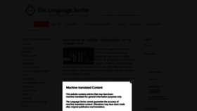 What Thelanguageindustry.eu website looked like in 2020 (4 years ago)
