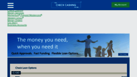 What Thecheckcashingstore.com website looked like in 2020 (4 years ago)