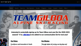 What Teamgilboa.com website looked like in 2020 (4 years ago)