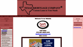What Texasmortgage.com website looked like in 2020 (4 years ago)