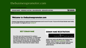 What Thebusinesspromoter.com website looked like in 2020 (4 years ago)