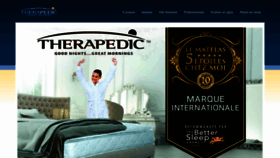 What Therapedic.ma website looked like in 2020 (5 years ago)