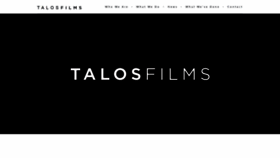 What Talosfilms.com website looked like in 2020 (4 years ago)