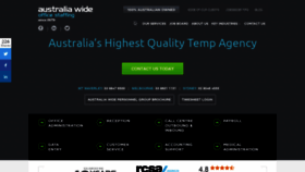 What Tempagenciesaustralia.com.au website looked like in 2020 (4 years ago)